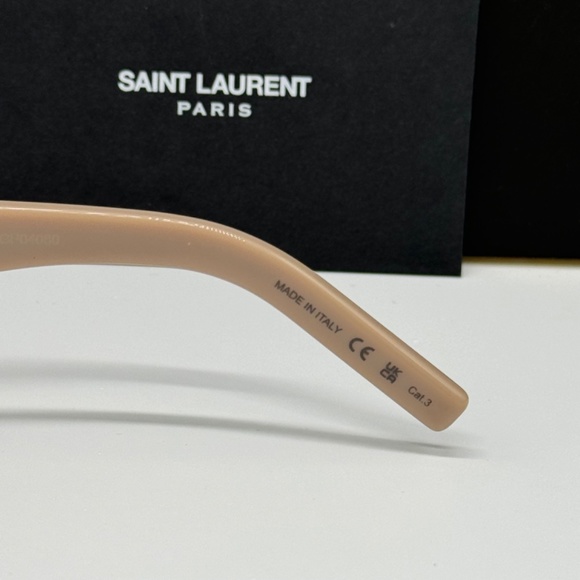 NEW SL534 SUNRISE 007 SAINT LAURENT NUDE GREEN SL 534 SAINT LAURENT SUNGLASSES - Picture 9 of 10
